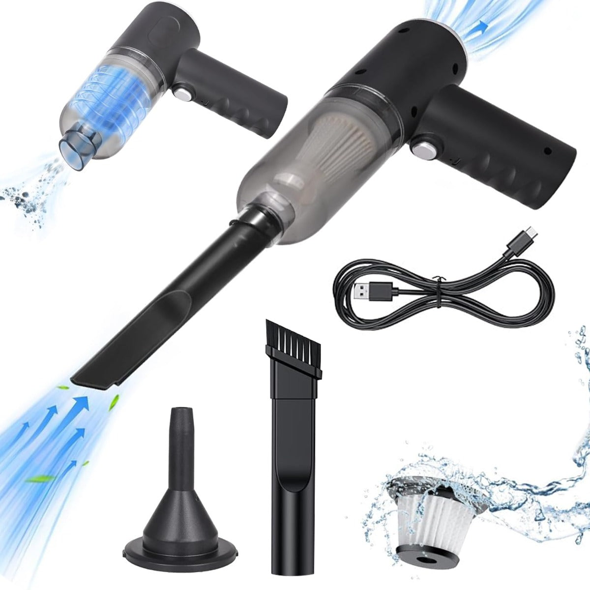 DriveClean Portable Car Vacuum Cleaner | Wireless, Compact & Powerful