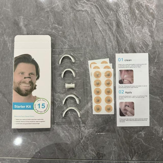 Breathing Nasal Strips – Snore Less, Breathe More, Sleep Better (Starter Kit – 15 Count)